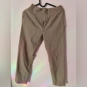 Zara Checkered big girls size 13.14 pants.
